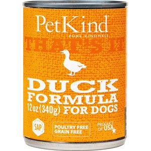 PetKind That's It! Duck Grain-Free Canned Dog Food, 12.8-oz, case of 12