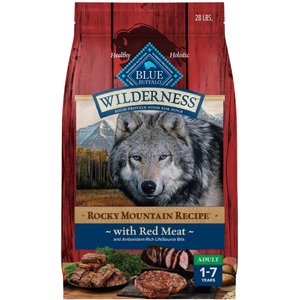 Blue Buffalo Wilderness RMR Red Meat Adult Dry Dog Food, 28-lb bag