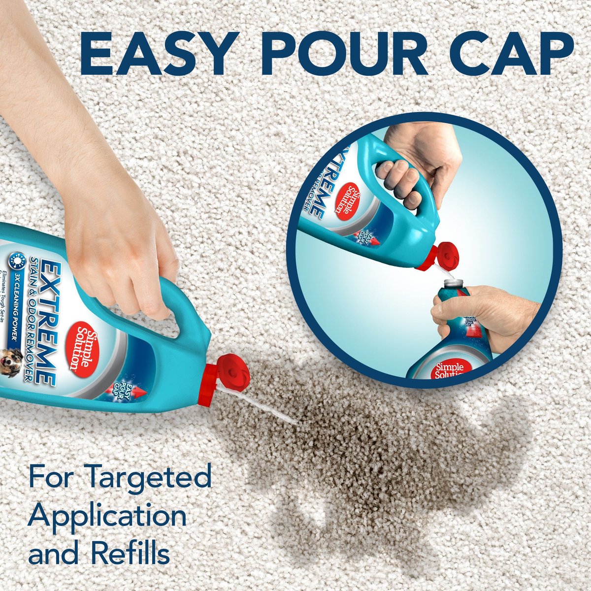 Simple solution extreme outlet stain and odour remover