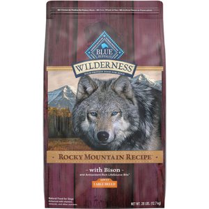 Blue Buffalo Wilderness Rocky Mountain Recipe Large Breed Adult High Protein Natural Bison & Grain Dry Dog Food, 28-lb bag