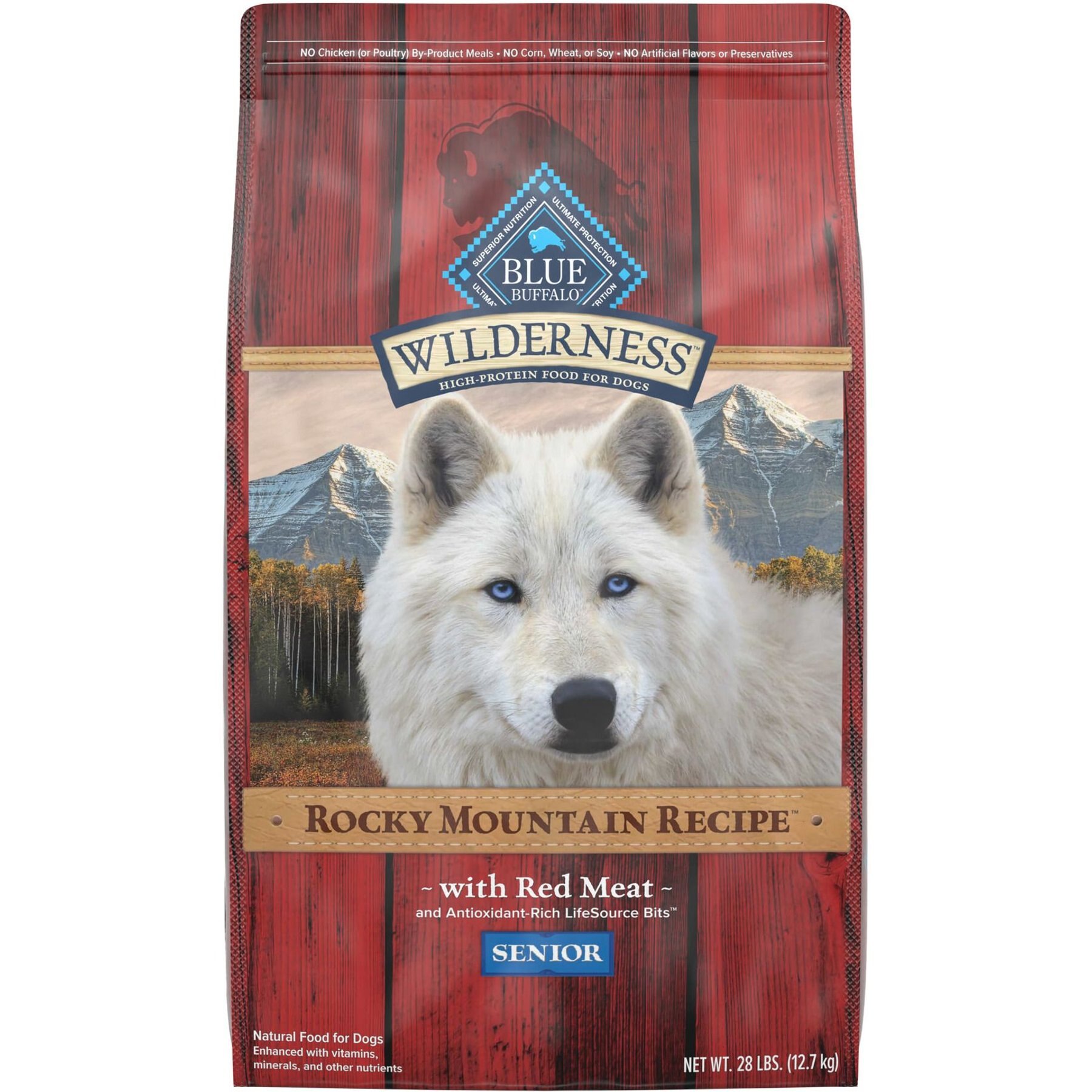 BLUE BUFFALO Wilderness Rocky Mountain Recipe Senior High Protein