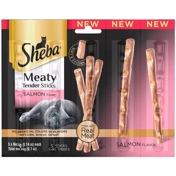 Temporarily Unavailable SHEBA Meaty Tender Sticks Salmon Flavored Cat