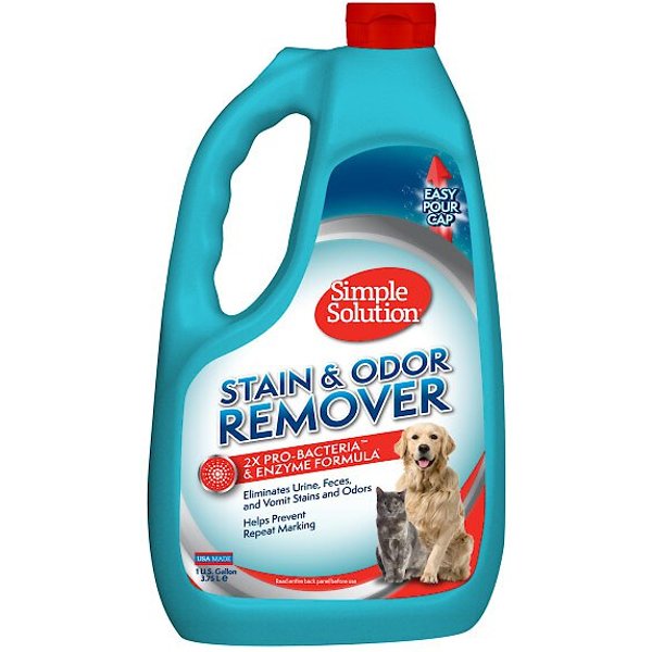 SIMPLE SOLUTION Extreme Stain & Odor Remover, 1-gal bottle - Chewy.com