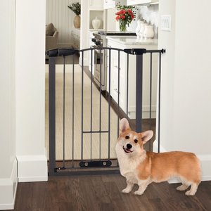 MyPet Tall Deco Easypass Cat & Dog Gate, Graphite