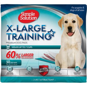 Simple Solution Extra Large Training Pads, 28" x 30", 50 count