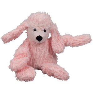 HuggleHounds Diva Poodle Knottie Dog Toy, Pink, Small 