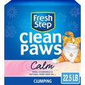 Fresh Step Clean Paws Calm Low Tracking Rose & Chamomile Scented Clumping Cat Litter, 22.5-lbs bag
