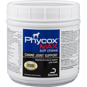 Phycox MAX Soft Chews Joint Supplement for Dogs, 90 count