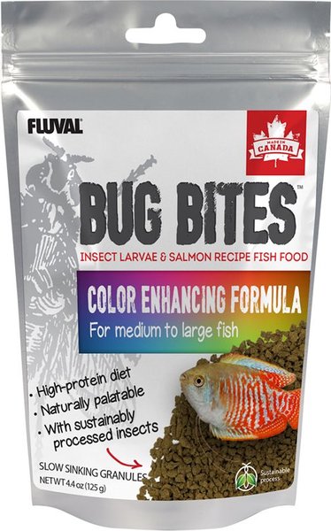 Fluval Fl Bug Bites Color Enhancer Fish Food, 4.4-oz slide 1 of 6