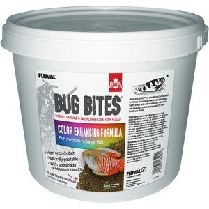 Fluval Fl Bug Bites Color Enhancer Fish Food, 4.4-lb