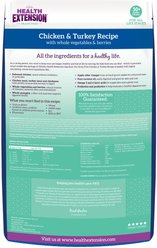 Health Extension Grain-Free Chicken & Turkey Recipe Dry Dog Food, 10-lb bag slide 2 of 8