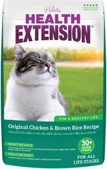 Health Extension Chicken & Brown Rice Recipe Dry Cat Food, 4-lb bag