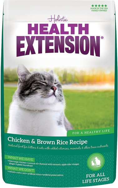 Health Extension Chicken & Brown Rice Recipe Dry Cat Food, 15-lb bag slide 1 of 8