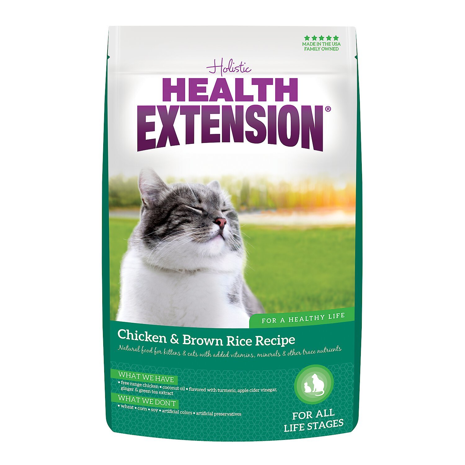 HEALTH EXTENSION Chicken Brown Rice Recipe Dry Cat Food reviews