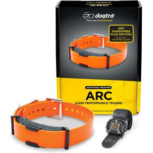 Dogtra ARC Handsfree Plus Additional Receiver Dog Remote Training Collar, Orange