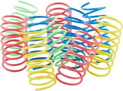 Ethical Pet Wide Durable Heavy Gauge Plastic Colorful Springs Cat Toy