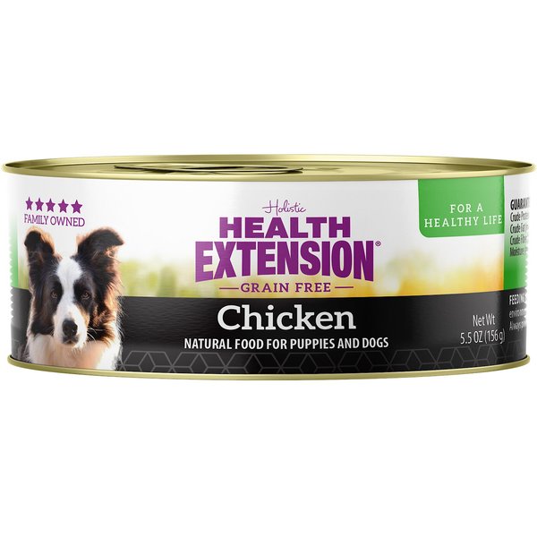 Health Extension Little Cups Grain-Free Chicken Small Breed Wet Dog Food, 3.5-oz cup, case of 12