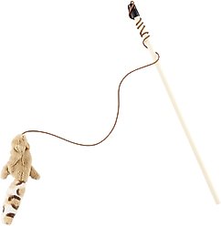 Ethical Pet Skinneeez Friend Teaser Wand Cat Toy with Catnip