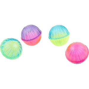 Ethical Pet Shimmer Balls Cat Toy, 4-pack