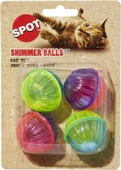 Ethical Pet Shimmer Balls Cat Toy, 4-pack slide 2 of 4