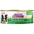 Health Extension Grain-Free Duck Entree Canned Dog Food, 5.5-oz, case of 24