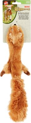 Show full view: Ethical Pet Skinneeez Forest Series Squirrel Stuffing-Free Squeaky Plush Dog Toy, 14-in slide 2 of 6
