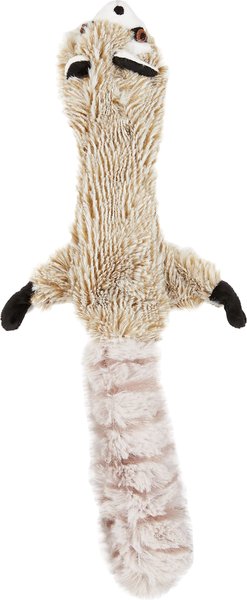 ETHICAL PET Skinneeez Forest Series Raccoon Stuffing-Free Squeaky Plush Dog  Toy, 14-in 