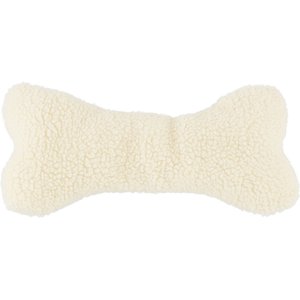 Ethical Pet Fleece Bone Squeaky Tough Plush Dog Toy, 12-in