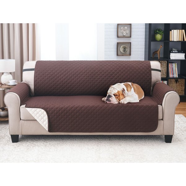 COUCH GUARD Sofa Furniture Protector, Chocolate Tan, Large