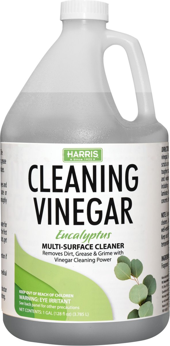 HARRIS Cleaning Vinegar Eucalyptus MultiSurface Cleaner, 128oz bottle