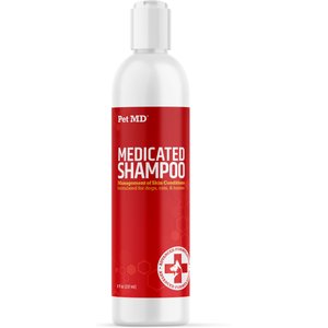 Pet MD Antiseptic & Antifungal Medicated Shampoo, 8-oz bottle