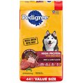 Pedigree High Protein Beef & Lamb Flavored Adult Dry Dog Food, 44-lb bag
