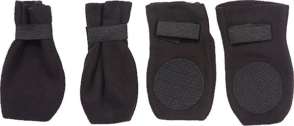 Ethical Pet Fashion Lookin' Good Fleece Boots, Black Arctic, 4 count, Medium slide 1 of 4