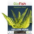 GloFish Yellow Fern Plant Aquarium Decor
