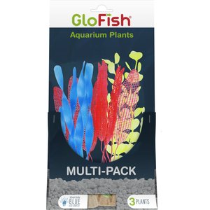 GloFish Fluorescent Aquarium Plant, 3 count