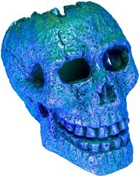 GloFish Skull Aquarium Ornament slide 2 of 3