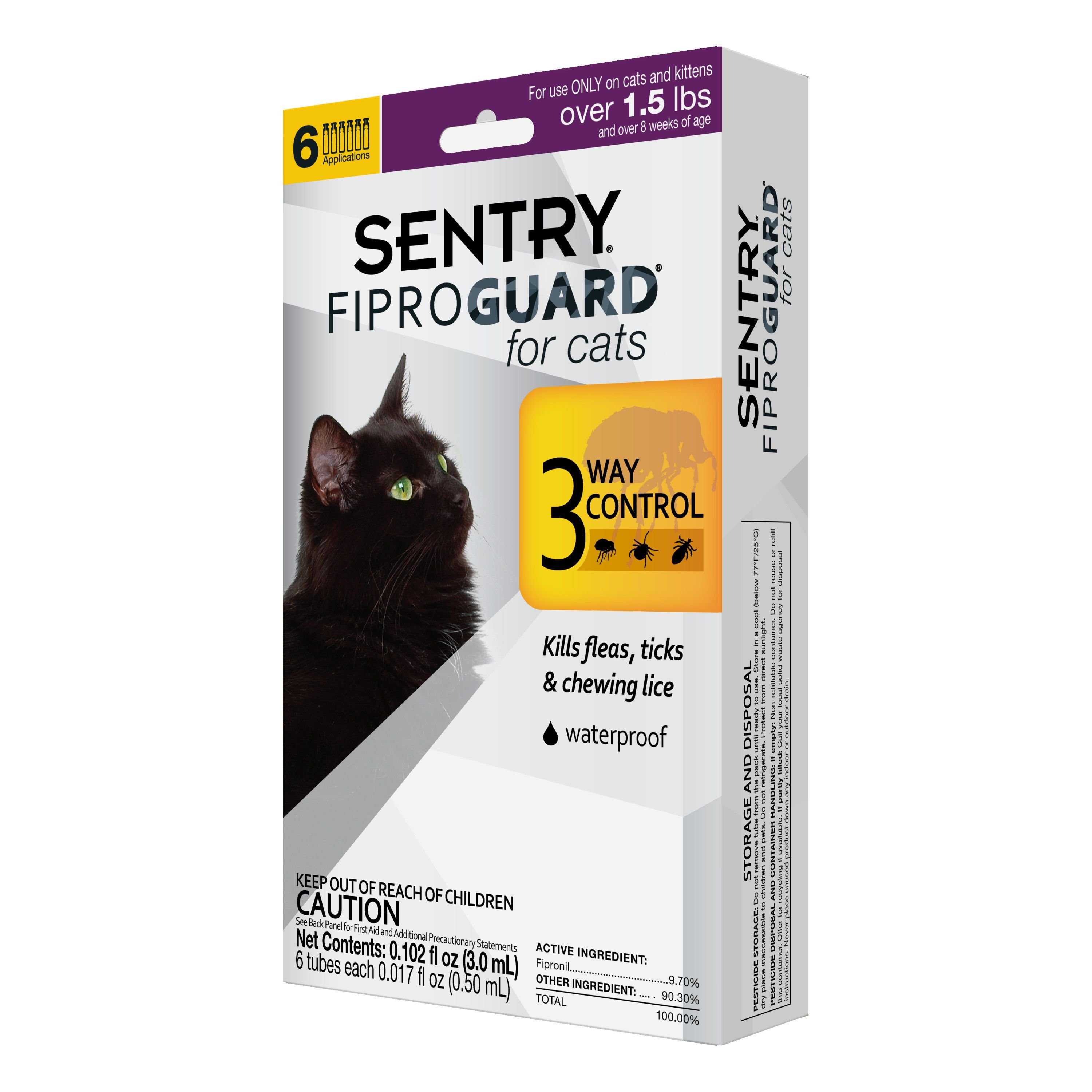 SENTRY FiproGuard Flea & Tick Spot Treatment for Cats Customer