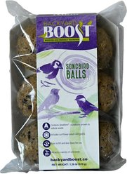 Backyard Boost Songbird Balls Bird Food, 1.26-lb bag, 6 count