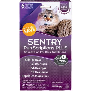 Sentry flea and tick shampoo store for cats