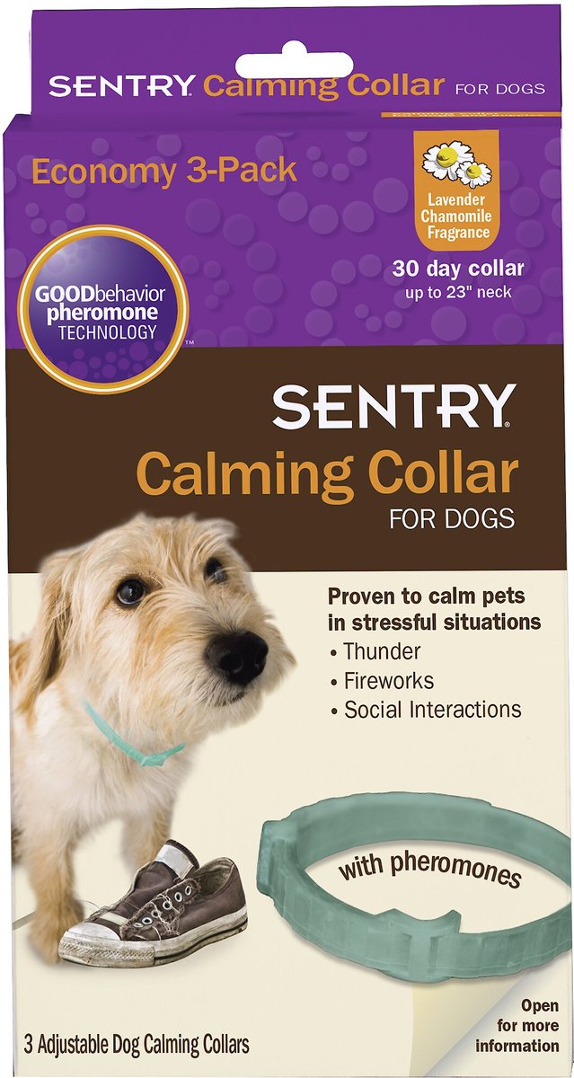 SENTRY HC Good Behavior Pheromone Dog Calming Collar, 3 count