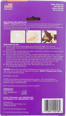 Show full view: Sentry HC Good Behavior Pheromone Dog Calming Collar, 3 count slide 5 of 9