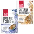 The Honest Kitchen Goat's Milk N' Cookies Slow Baked with Blueberries & Vanilla + Peanut Butter & Honey Dog Treats, 8-oz bag