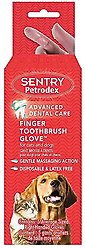 Sentry Petrodex Finger Glove Dog & Cat Toothbrush, 5 count
