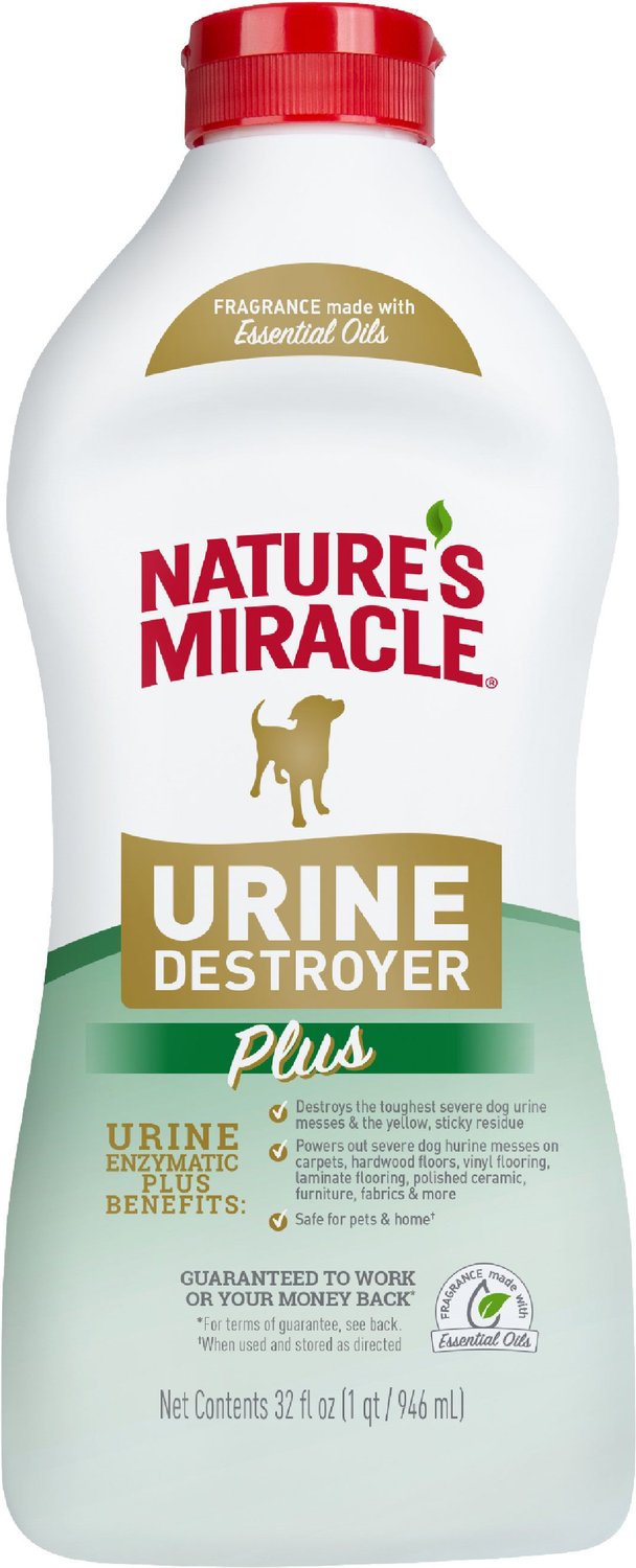 NATURE'S MIRACLE Urine Destroyer Plus Carpet Deodorizer, 32oz bottle