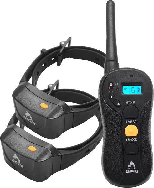 PATPET P620B 2000-foot Adult Dog Training Shock Collar with Remote, Medium/Large, 2 count slide 1 of 8