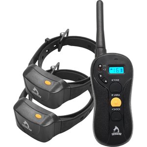 PATPET P620B 2000-foot Adult Dog Training Shock Collar with Remote, Medium/Large, 2 count