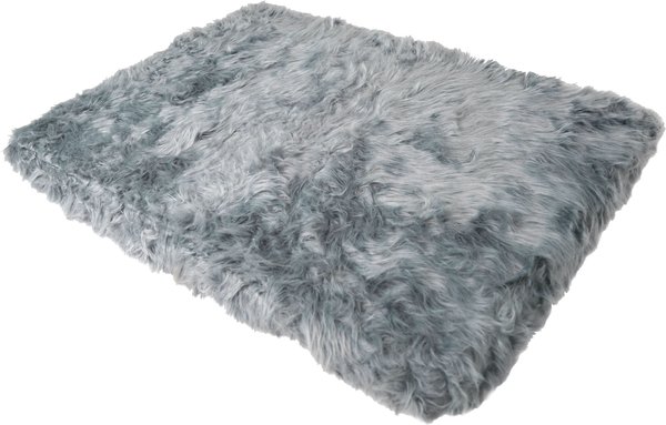 Alpha Paw OrthoPaw Memory Foam Rug Dog & Cat Bed, Grey, Small slide 1 of 9