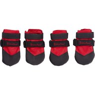 Ultra Paws Rugged Dog Boots, 4 count, Red