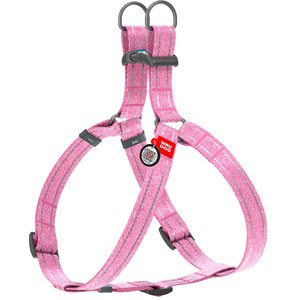 WAUDOG Re-Cotton Recycled Material QR Passport Dog Harness, Pink, Small
