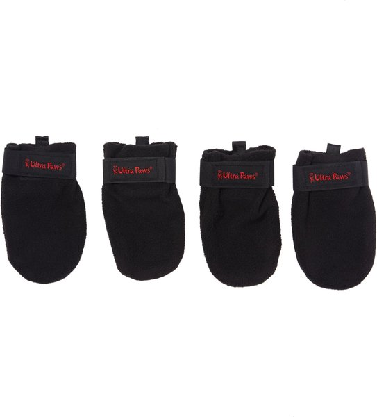 Discontinued ULTRA PAWS Traction Dog Boots, 4 count, Black, XSmall